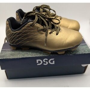 DSG Ocala 2.0 Youth Cleats Black Gold Metallic DSGYP19-BLK - 9K